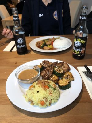 Unique dishes. at Loving Hut in Hamburg