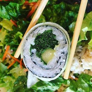 vegan sushi at Zen in Belfast