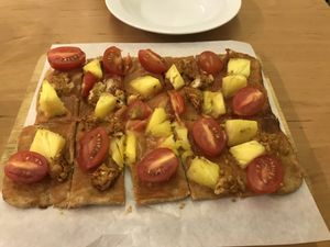 Hawaiian Pizza at LN Fortunate Coffee - Solaris Mont Kiara in Kuala Lumpur