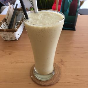 mango, passionfruit, lemon smoothie  at LN Fortunate Coffee - Solaris Mont Kiara in Kuala Lumpur