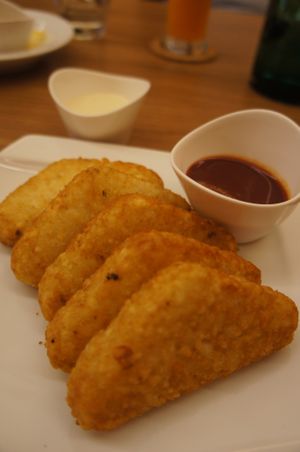 Hashbrowns at LN Fortunate Coffee - Solaris Mont Kiara in Kuala Lumpur