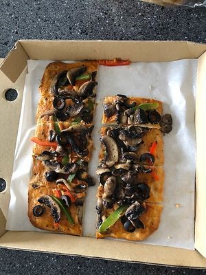 Vegan Pizza at LN Fortunate Coffee - Solaris Mont Kiara in Kuala Lumpur