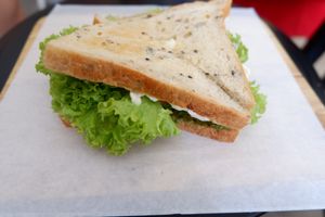 Pesto Potato Sandwich. at LN Fortunate Coffee - Solaris Mont Kiara in Kuala Lumpur