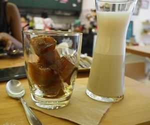 3 in the afternoon (RM21 *extra RM 3 for soy milk) - Coffee ice cubes with soy milk at LN Fortunate Coffee - Solaris Mont Kiara in Kuala Lumpur