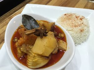 Thai masaman curry at Screaming Carrots in Hallandale Beach