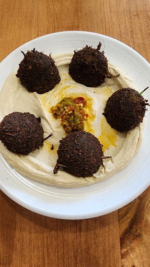 Falafel at Screaming Carrots in Hallandale Beach