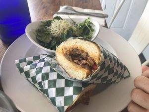 Philly sandwich   at Screaming Carrots in Hallandale Beach