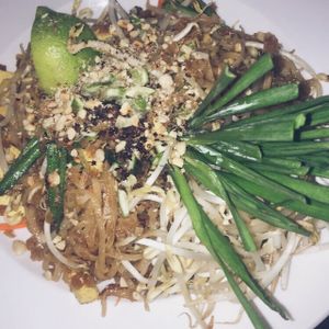 the best pad thai in the world at Screaming Carrots in Hallandale Beach