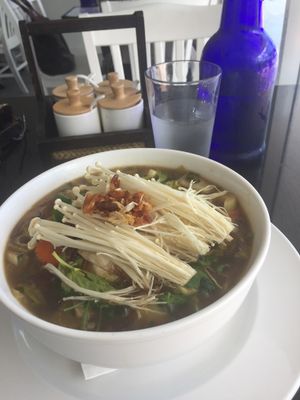 Thai Noodle Bowl...so delicious!!! at Screaming Carrots in Hallandale Beach