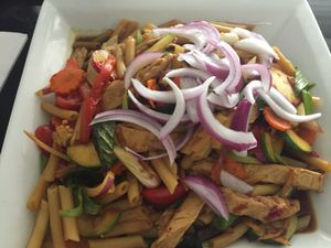 Pad Thai  at Screaming Carrots in Hallandale Beach