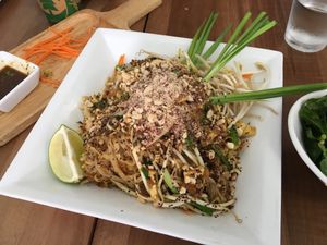 Pad Thai  at Screaming Carrots in Hallandale Beach