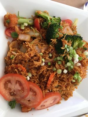 Get the fried rice  at Screaming Carrots in Hallandale Beach