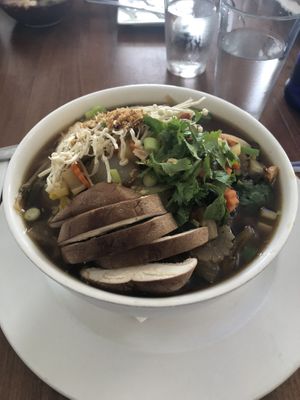 Best Thai soup ever!!! at Screaming Carrots in Hallandale Beach