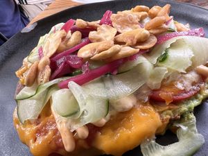 Kimchi toast  at Baker and Moore in Rotterdam