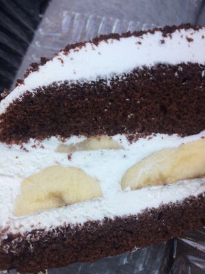 My favorite type of cake in vegan version. Delicious!  at Veganland - OC Fenix in Prague