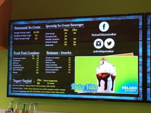 Menu at Dulce Vida in Hanover Park