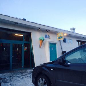 entrance at Valdis in Reykjavik