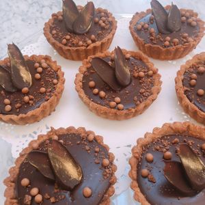 vegan tart at 17 Sortir in Reykjavik