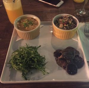 Vegan dish at Nambu in Sao Paulo