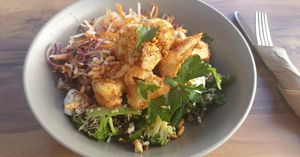 Cauliflower dish at Wholefoods Kitchen in Bendigo