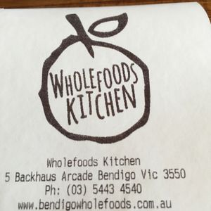 docket  at Wholefoods Kitchen in Bendigo
