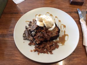 Banana bread at Wholefoods Kitchen in Bendigo