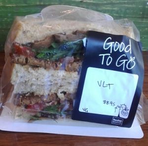 VLT sandwich at Wholefoods Kitchen in Bendigo
