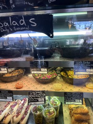 Salads  at Wholefoods Kitchen in Bendigo