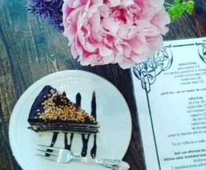 delicious chocolate cake! at Seaside Kitchen in Margate