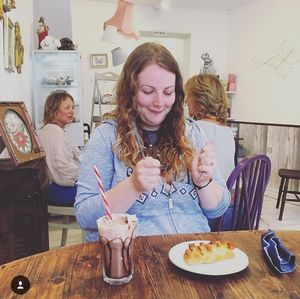 Excited to tuck in!  at Seaside Kitchen in Margate