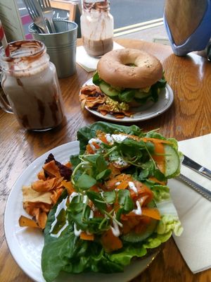 salmon at Seaside Kitchen in Margate