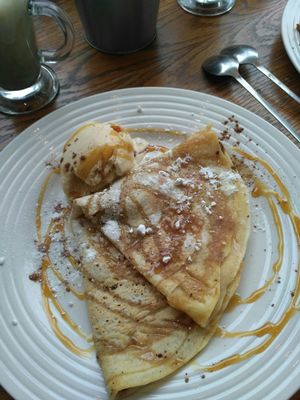 Cinnamon crepe at Seaside Kitchen in Margate