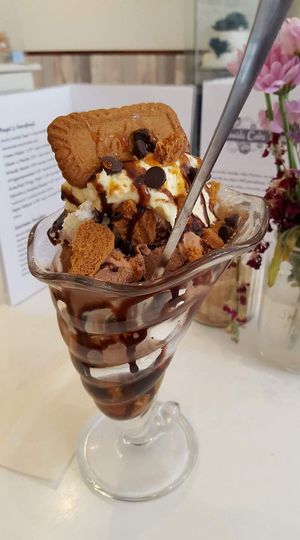 Ice cream sundae at Seaside Kitchen in Margate