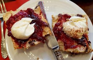 Scones with jam & cream at Seaside Kitchen in Margate