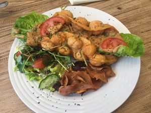 Seitan satay bubble wrap  at Seaside Kitchen in Margate