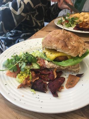 Chicken burger  at Seaside Kitchen in Margate
