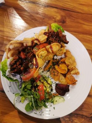 BBQ Bubble Waffle at Seaside Kitchen in Margate