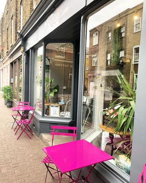 Seating inside or outside available at Seaside Kitchen in Margate