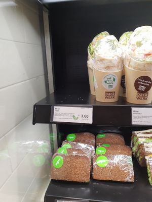 Vegan options at backWERK - Hauptbahnhof in Berlin