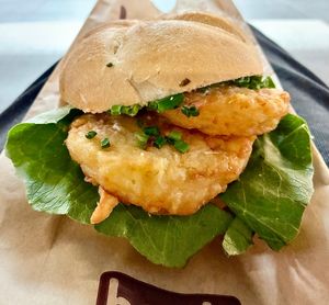 Kaiserbrötchen Kartoffelrösti at backWERK - Hauptbahnhof in Berlin