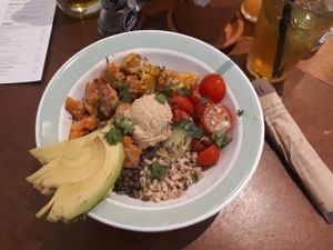 hummus bowl  at SLA - Voorstraat in Utrecht