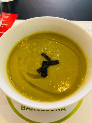 Crema de verduras at 2Y Restaurante in Barcelona