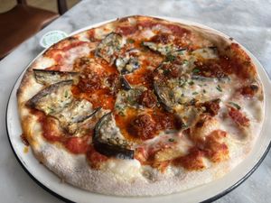 Vegan harissa melanzane   at Pizza Express - Wimbledon in South West London