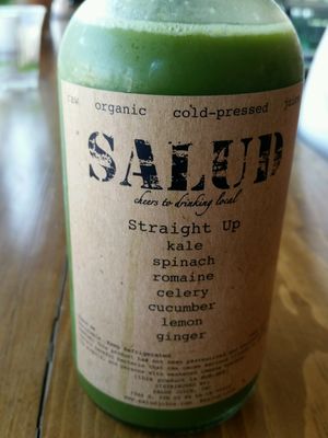 straight up juice at Salud Juice - 4th St in Long Beach