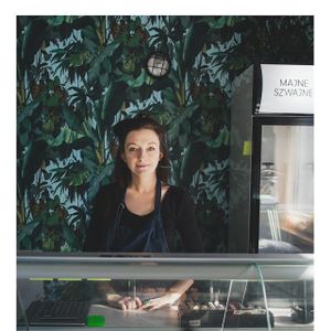 Made with love. at Majne Szwajne Vegan Deli in Lodz