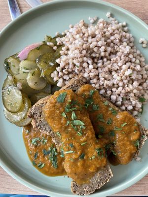   at Majne Szwajne Vegan Deli in Lodz