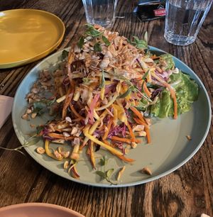 Mango slaw. Ask to remove fish sauce.   at Pai Toronto in Toronto