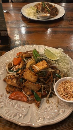 Tofu pad Thai  at Pai Toronto in Toronto