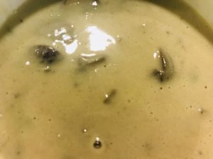 Creamy mushroom soup :) at The Juice Lab 360 in Pasadena