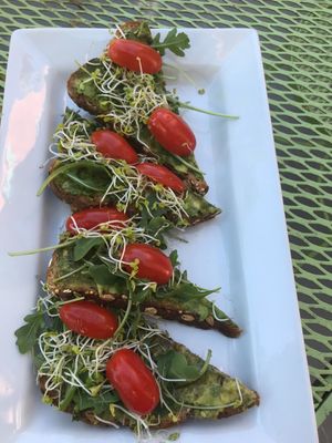 Avocado on Toast at The Juice Lab 360 in Pasadena